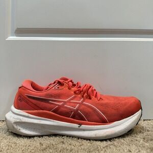 Asics Gel Kayano 30 Running Shoes Womens Size 9 Orange Sneakers Athletic